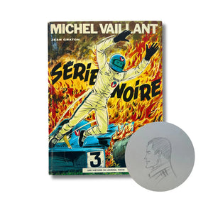 Michel Vaillant - 23. Série noire, dédicace, signée par Jean Graton — EO 1973