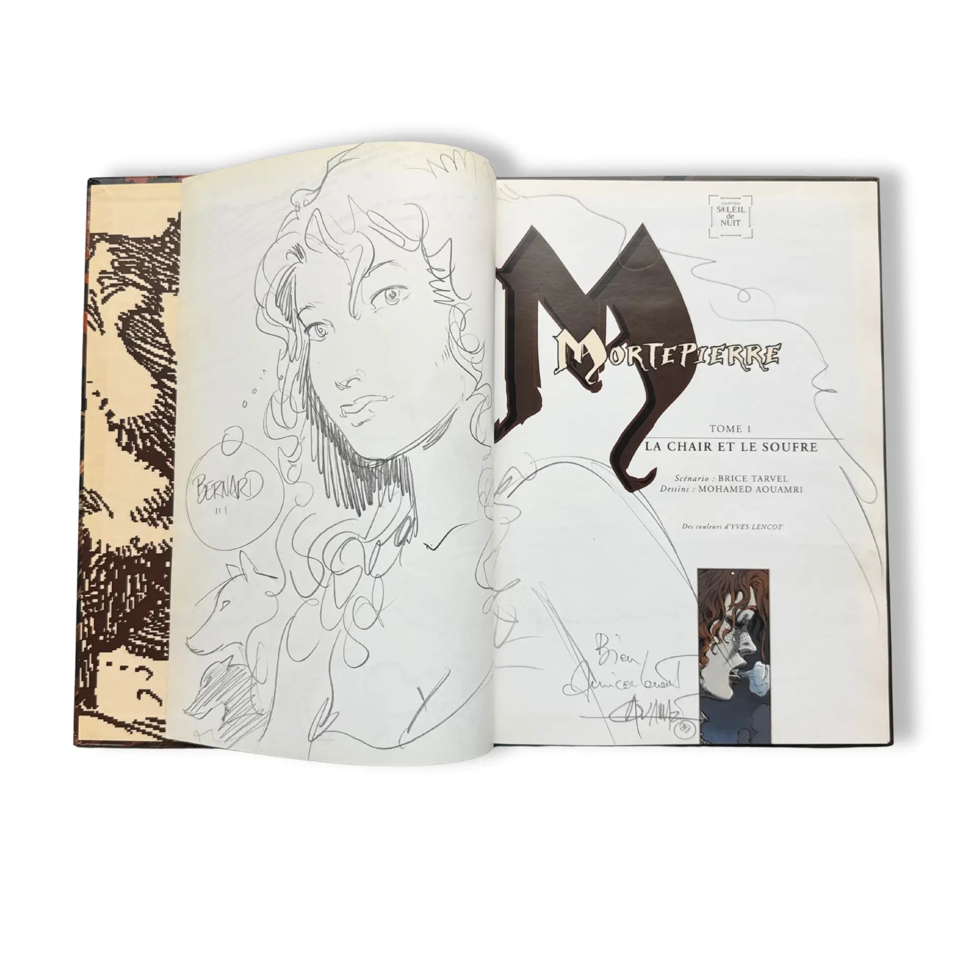 Mortepierre Tome 1 à 4  - 4xDédicace de Aouamri - EO