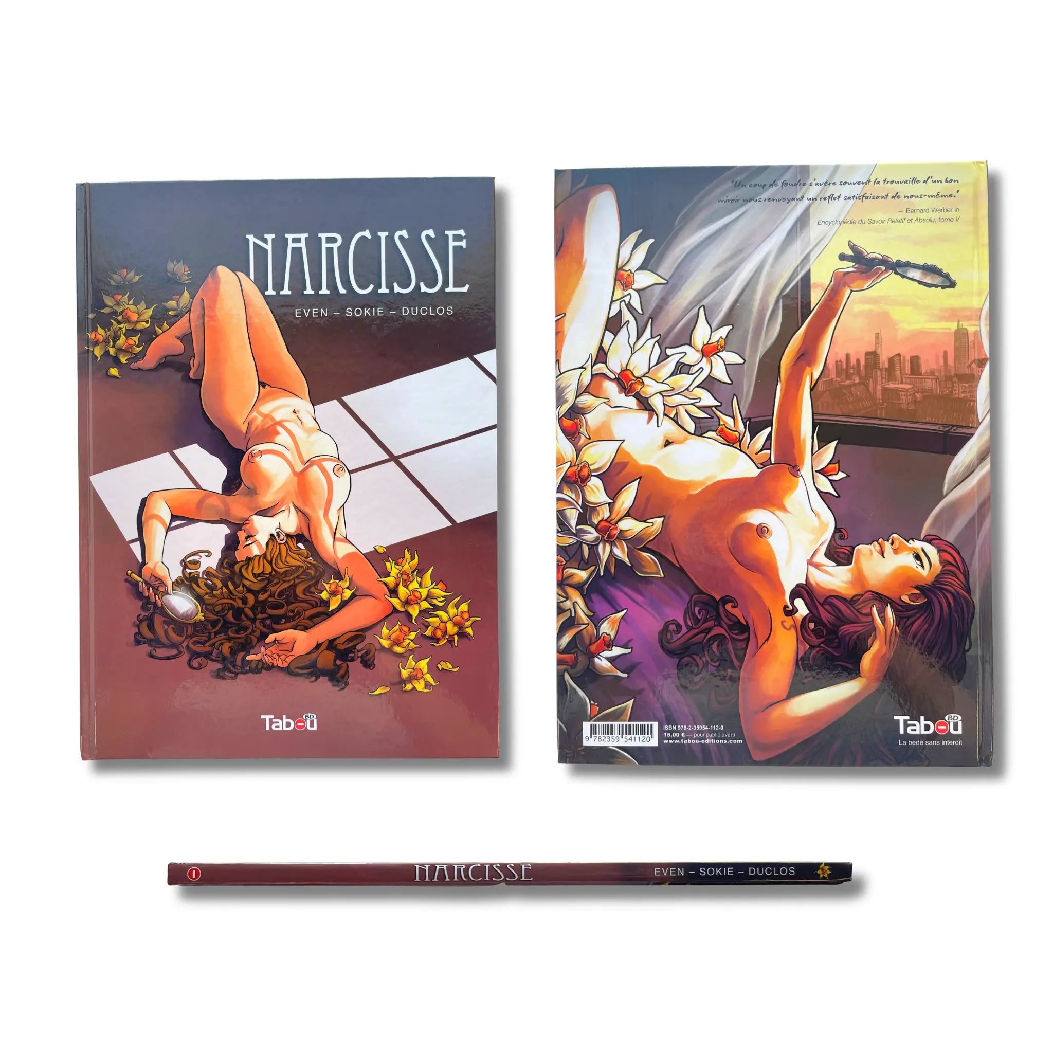 Narcisse - Dédicace en couleur, signée par Katia Even - EO 2017