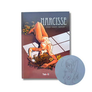Narcisse - Dédicace en couleur, signée par Katia Even - EO 2017
