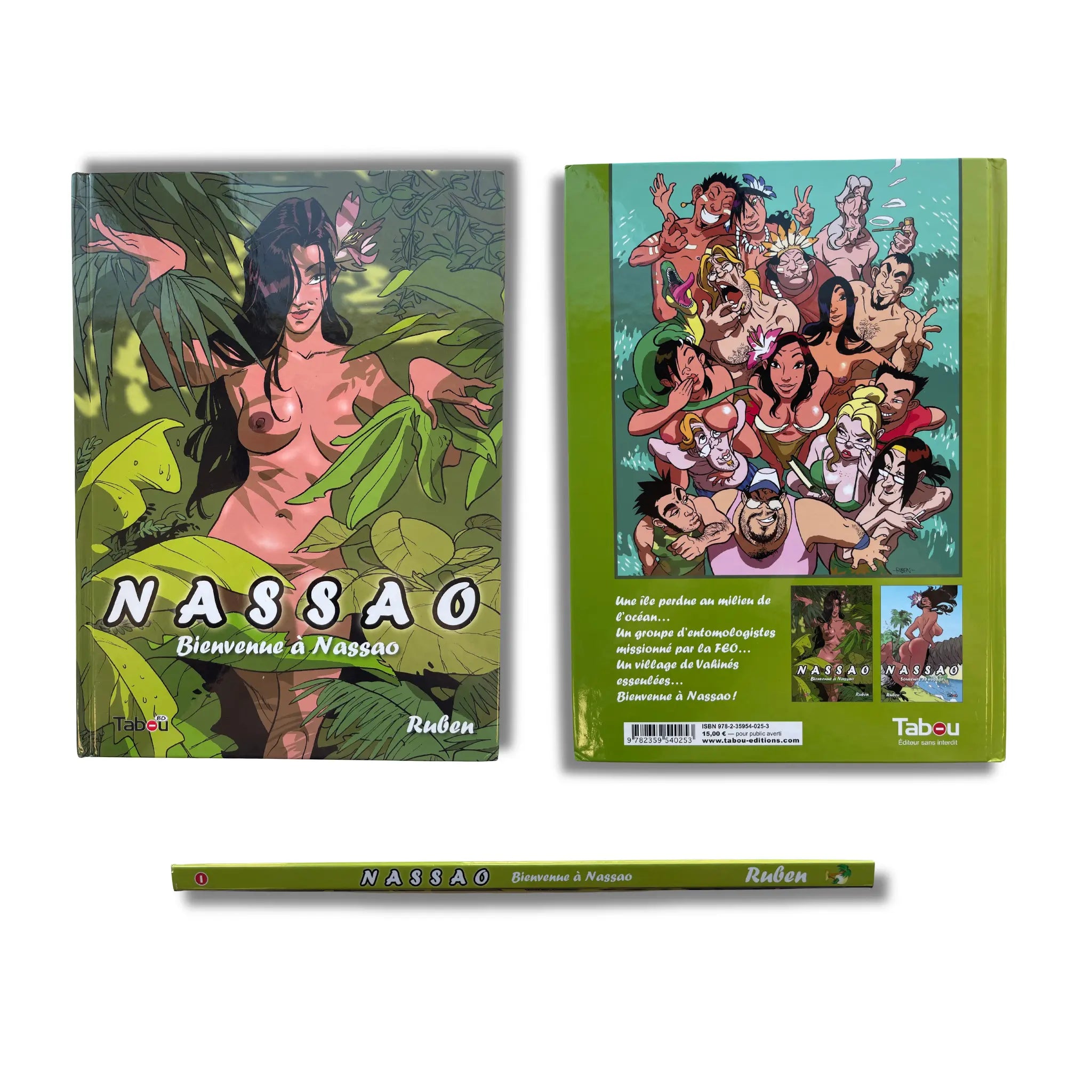 Nassao - 1. Bienvenue à Nassao, dédicace en couleur, signée par Rubén — EO 2011