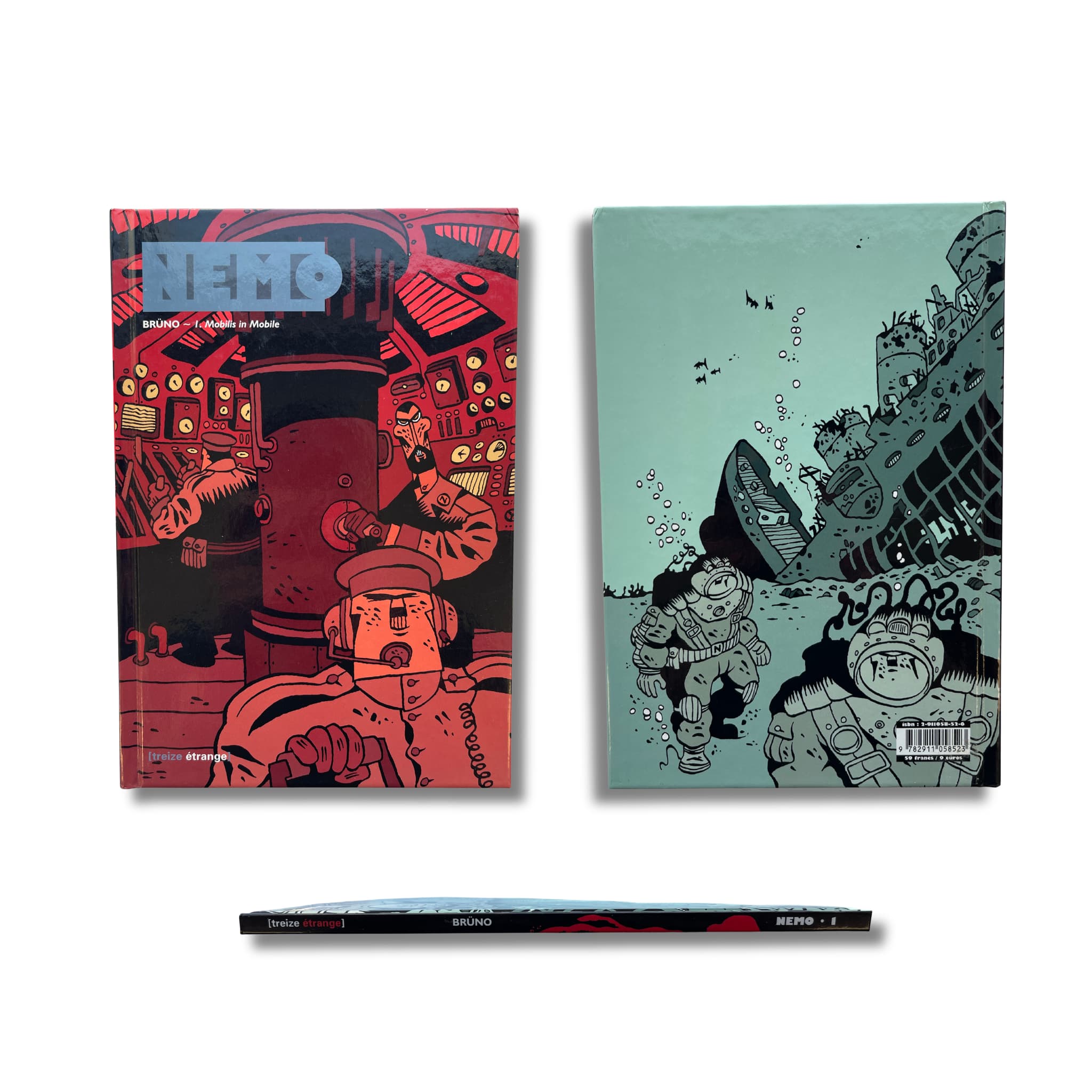 Nemo - 1. Mobilis in Mobile — dédicace, signée par Brüno — EO 2001