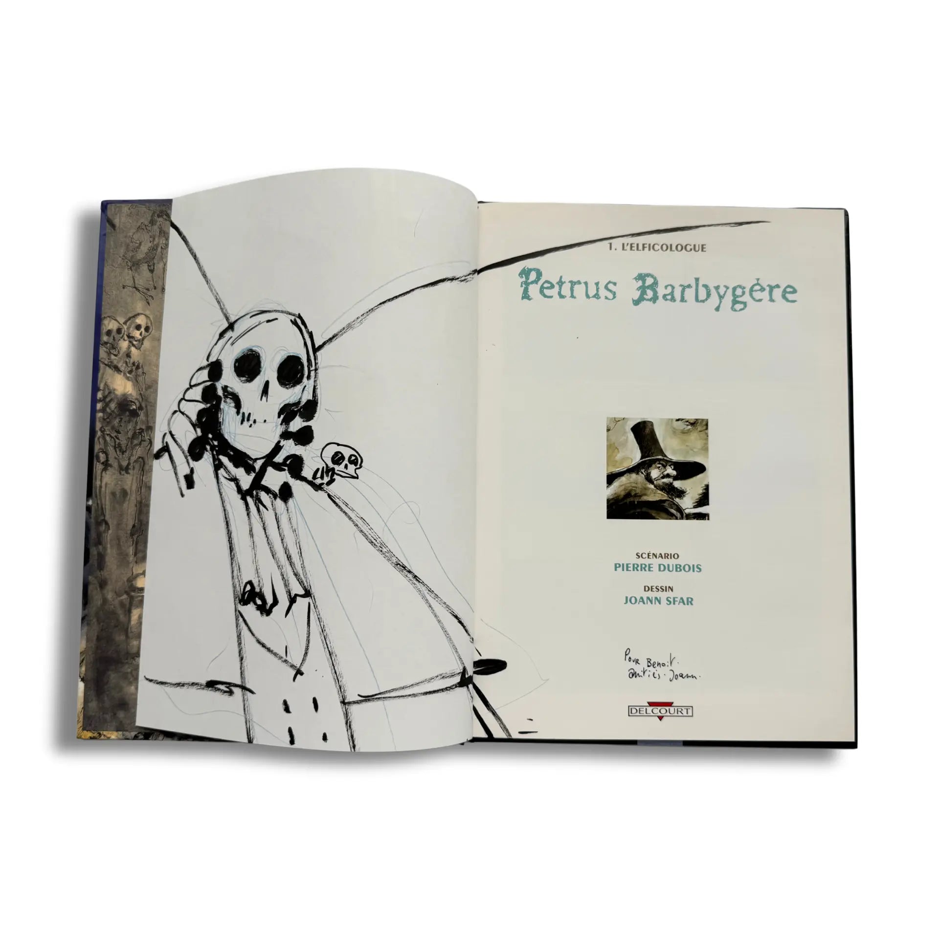 Petrus Barbygére, T1 & T2 - 2x dédicace de Sfar, EO 1995-97