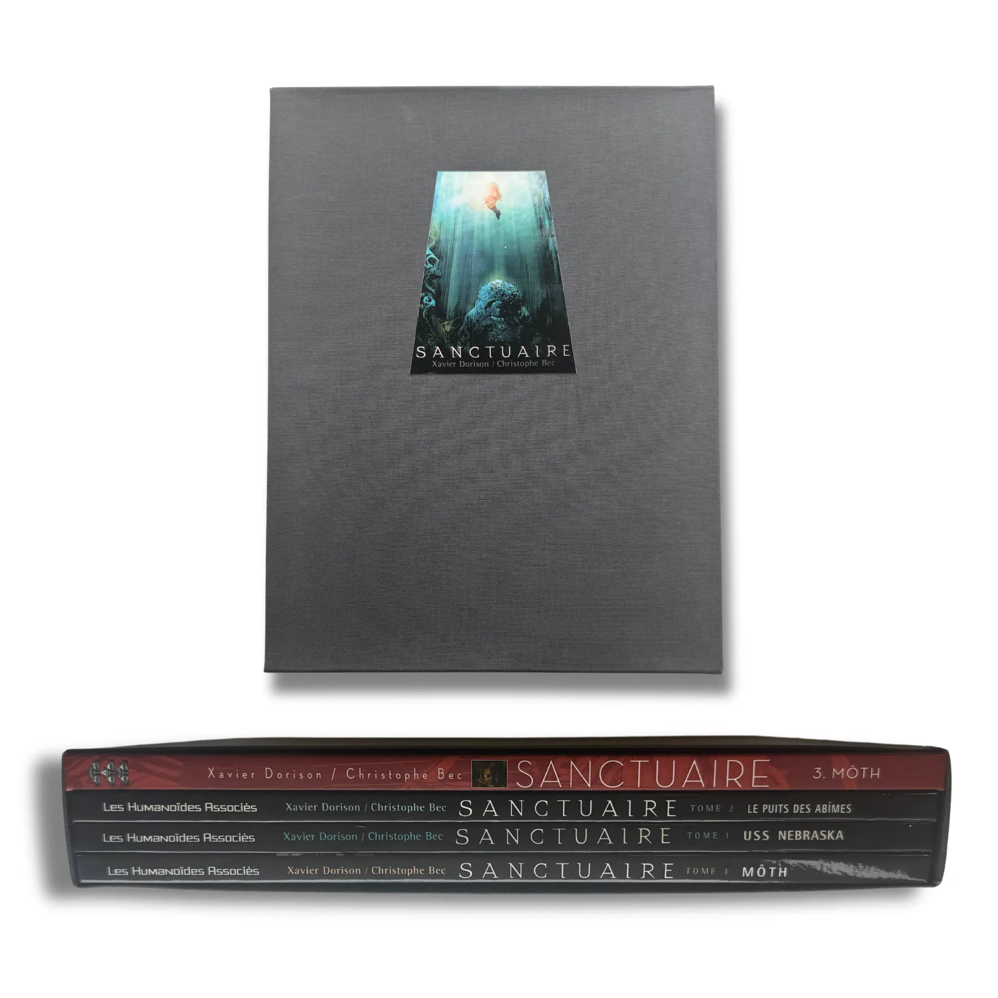 Sanctuaire – Coffret Luxe 4 Tomes | Dédicacés et gaufrés par Christophe Bec + Ex-libris (Tirage limité)