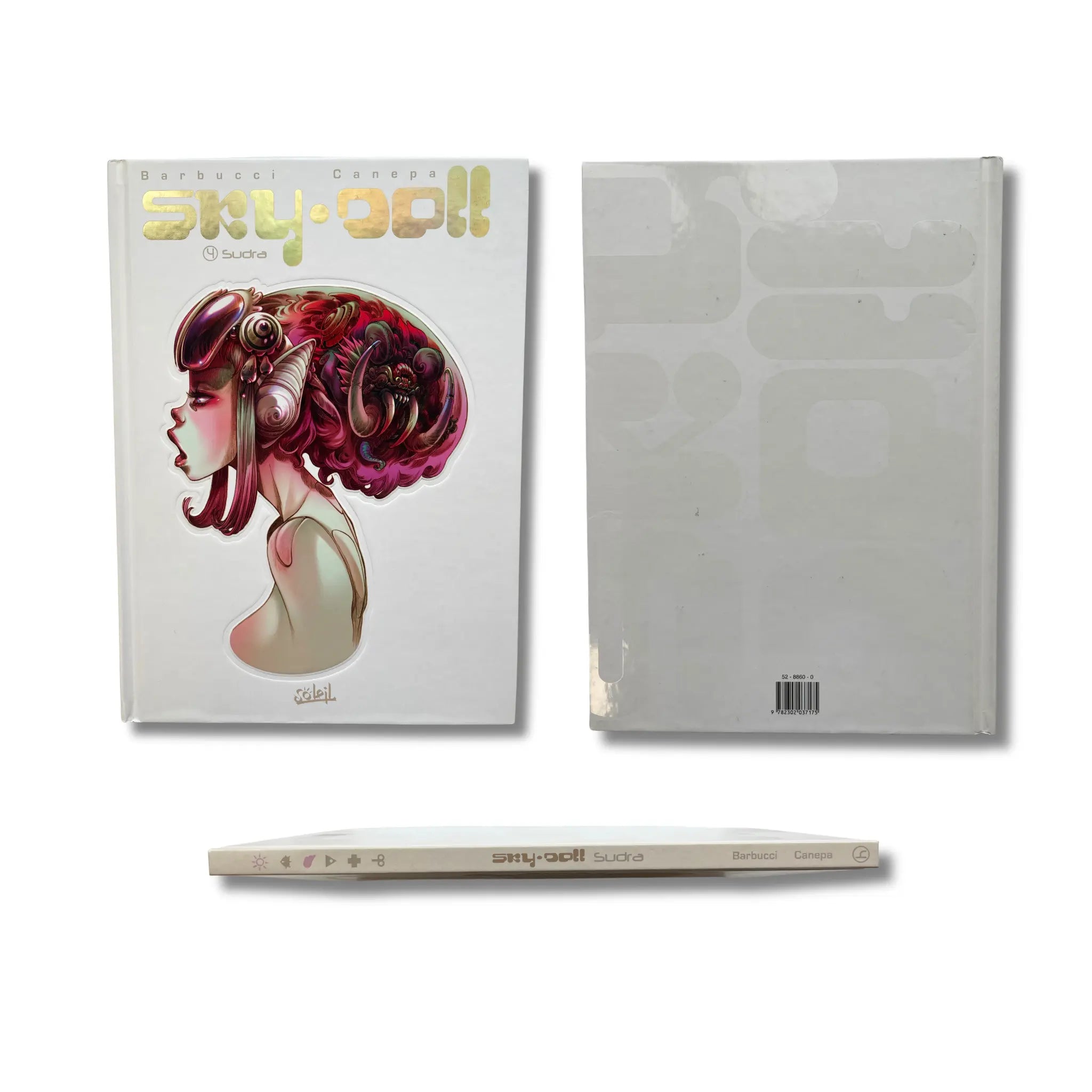 Sky-Doll - 4. Sudra, dédicace en couleur, signée par Barbucci avec ex-libris numéroté — EO 2014