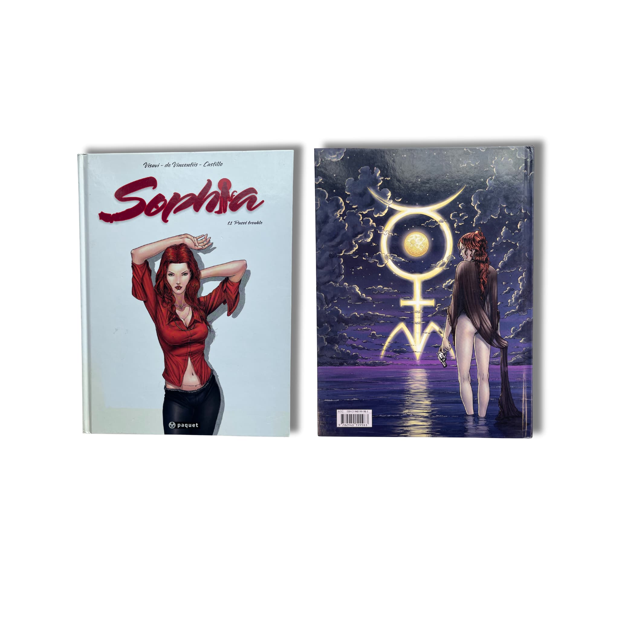 Sophia - T1 et T2, avec 2 dédicaces de De Vincentiis et 2 ex-libris signés — EO 2004-2006