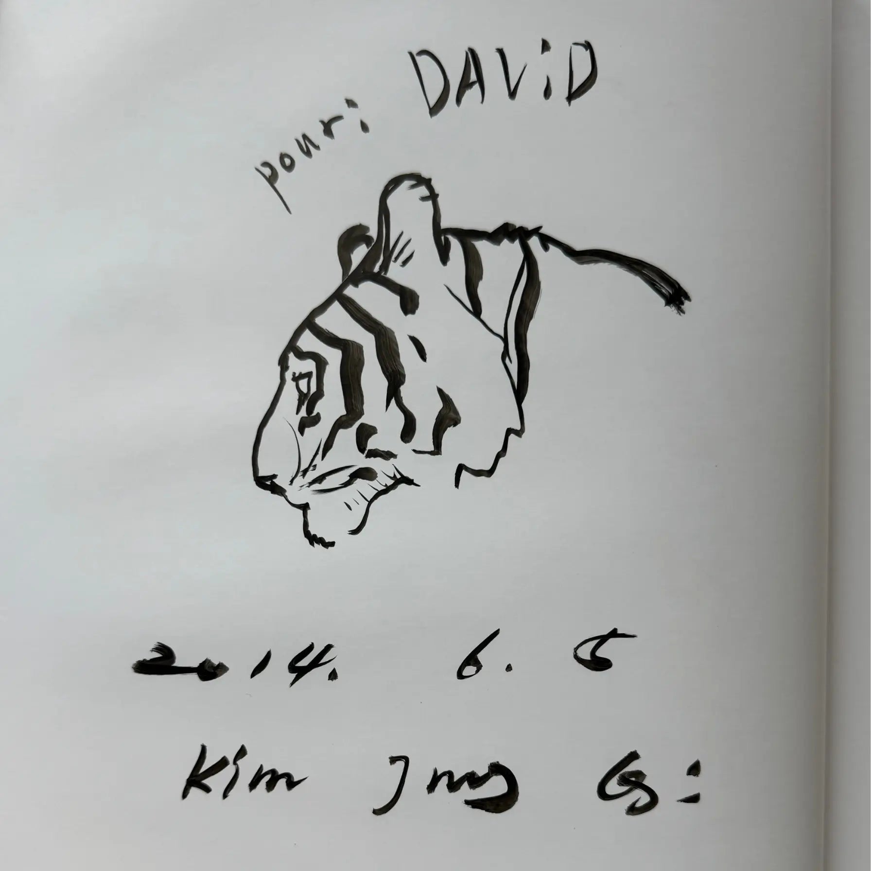 Spy Games - Dédicace original de Kim Jung Gi - EO 2014