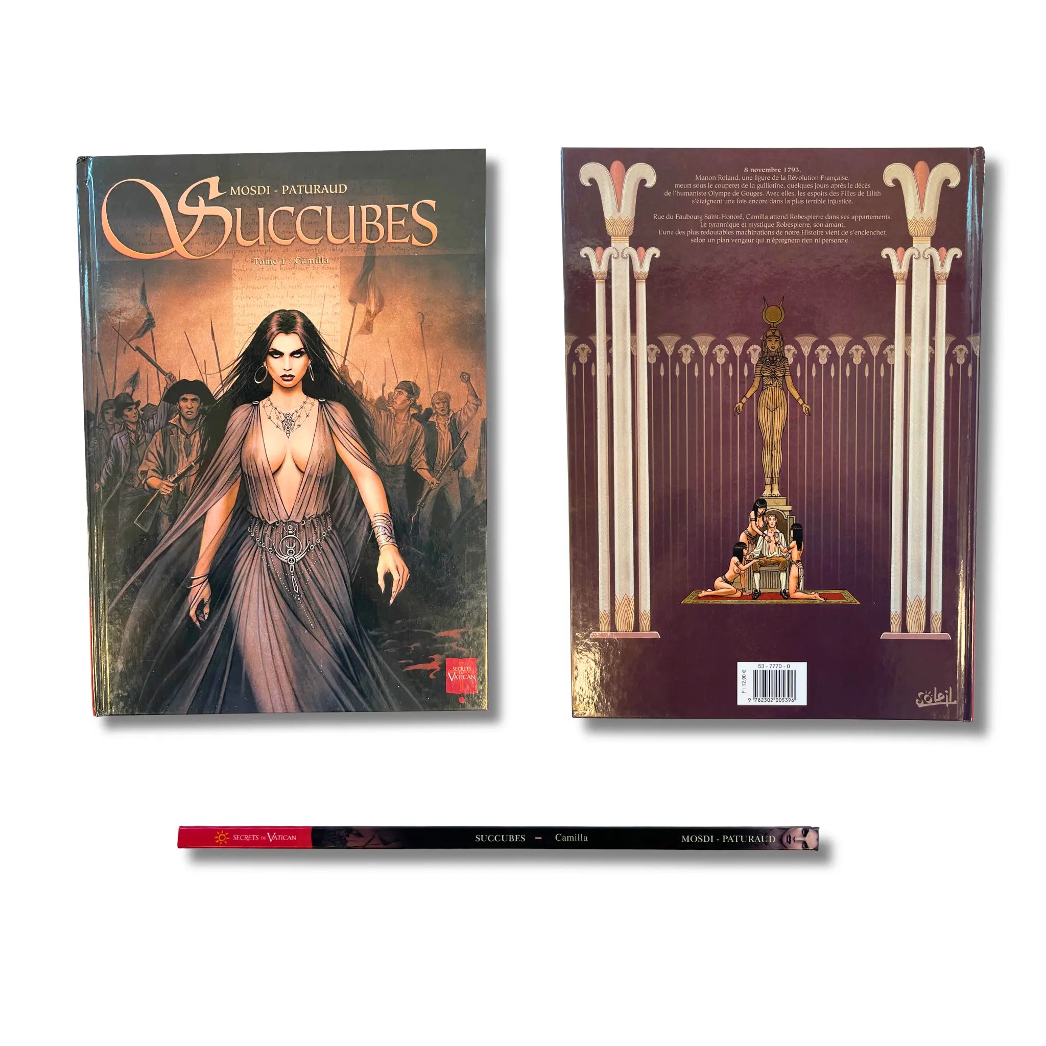 Succubes - 1. Camilla, dédicace, signée par Laurent Paturaud avec deux ex-libris tirage limité — EO 2009