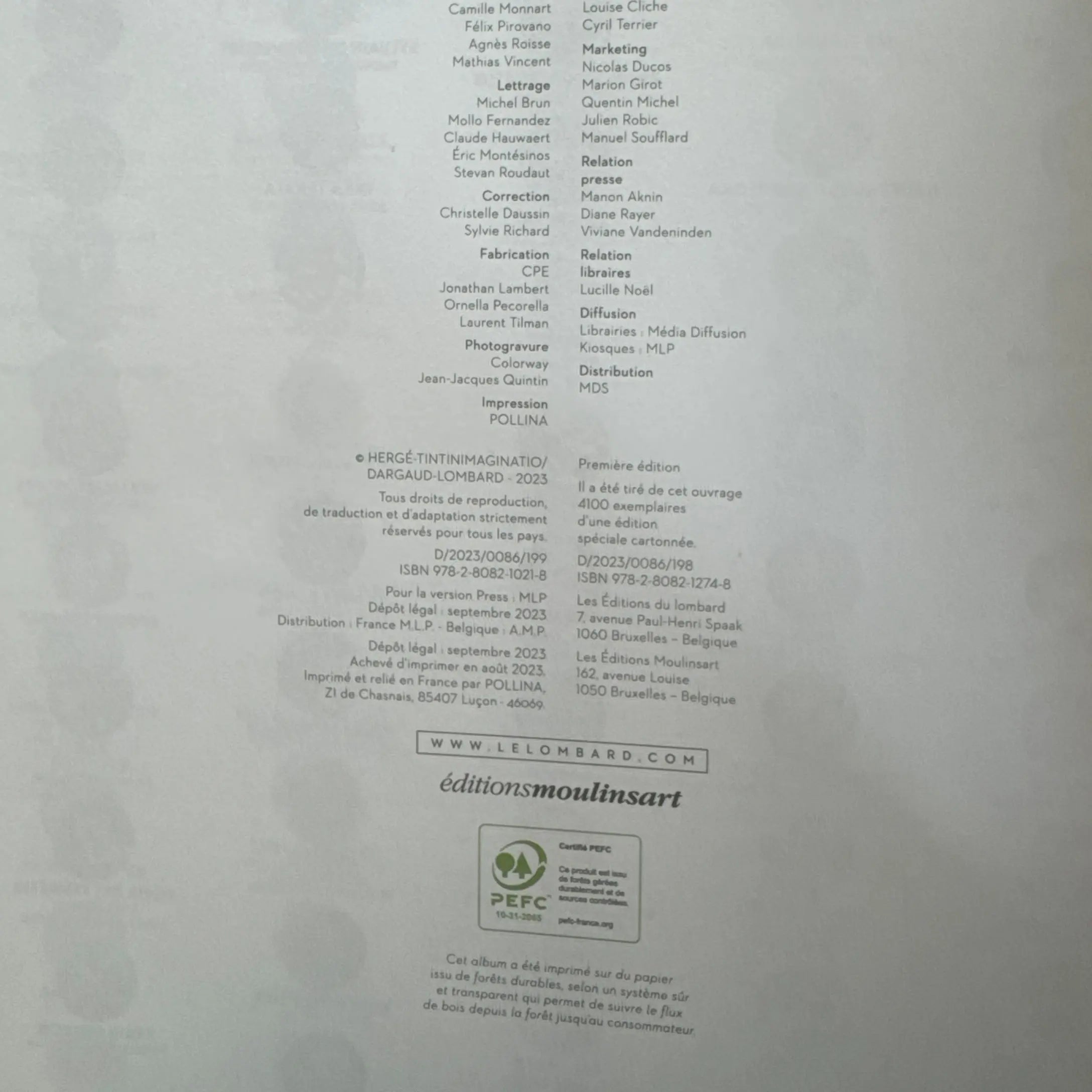 Tintin - Le Journal des Jeunes de 7 à 77 ans  - Édition  Collector +300 page de bd inédites - 2023