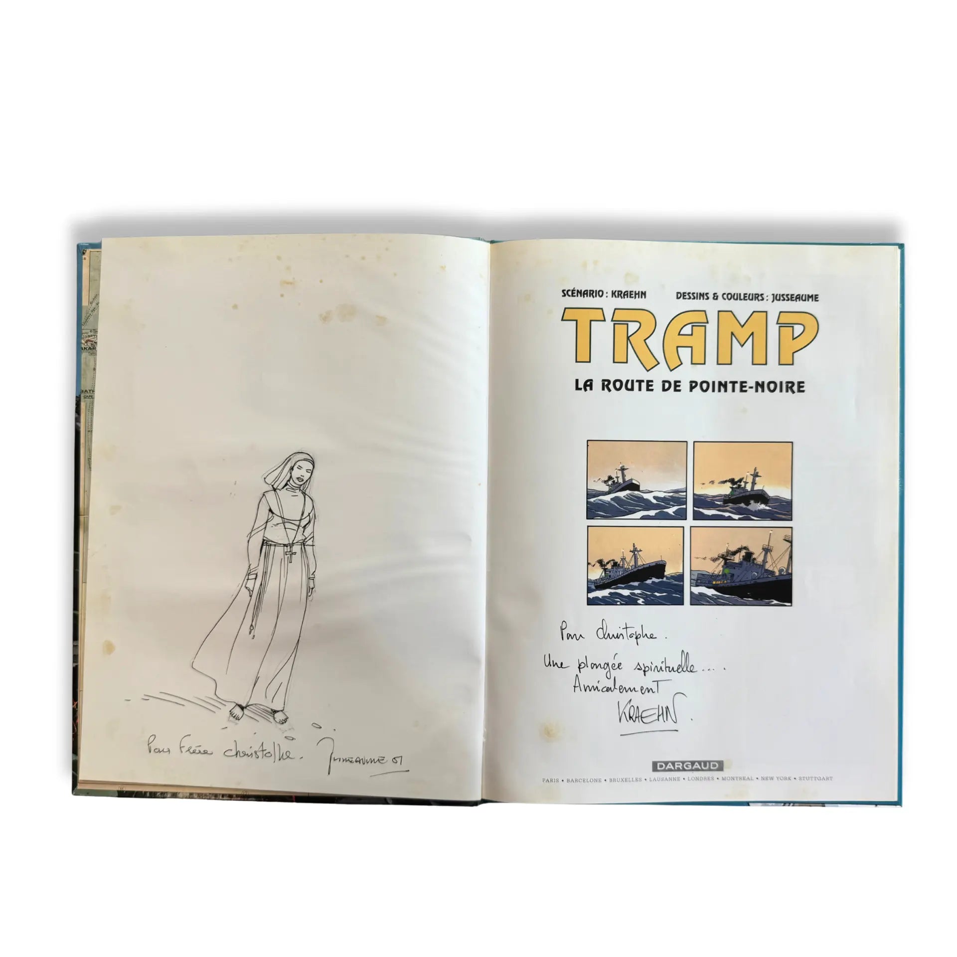 Tramp  No° 5  - Dédicace de Jusseaume- EO 2000