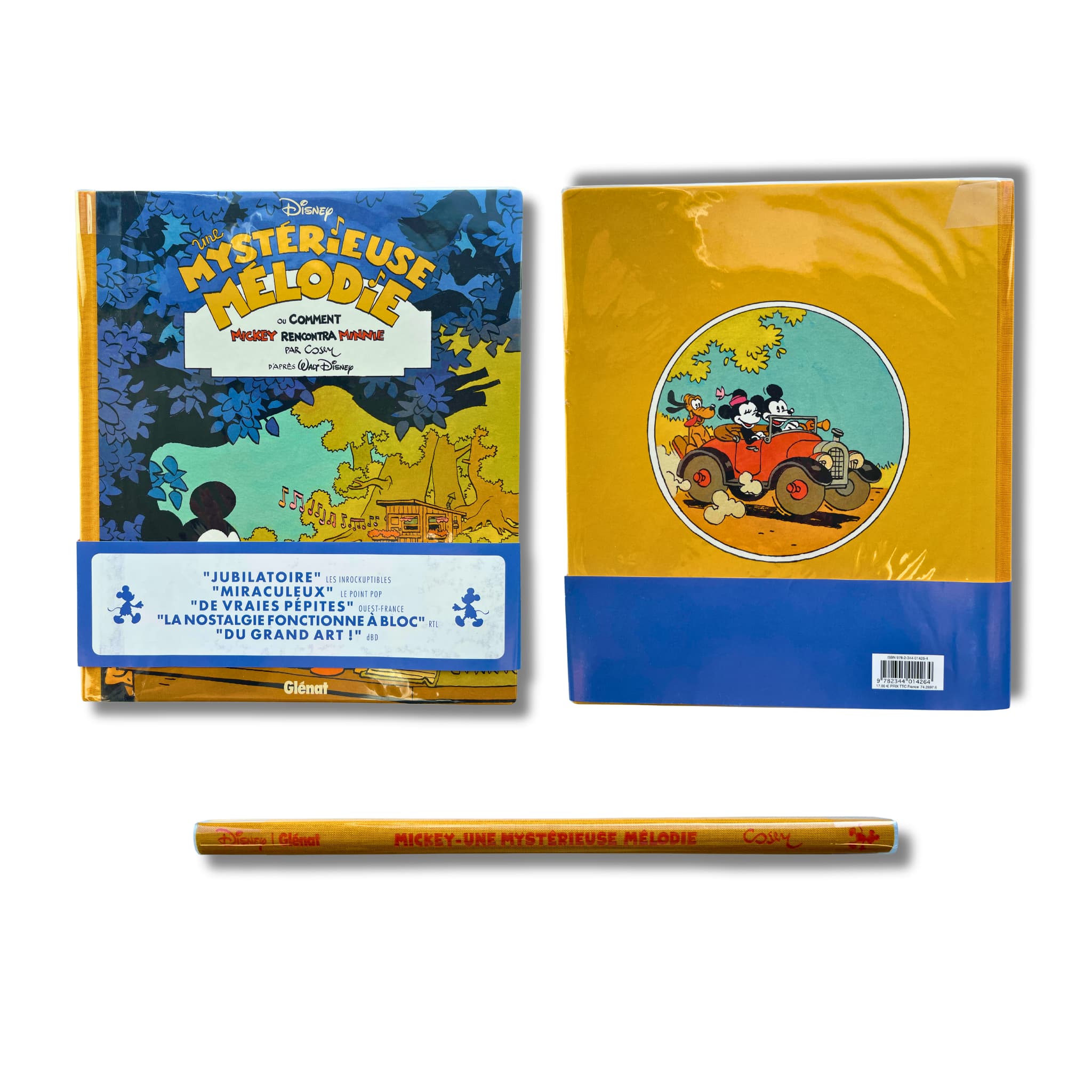 Une Mystérieuse Mélodie, ou comment Mickey rencontra Minnie – dédicace signée par Cosey avec 2 ex-libris tirage limité – EO 2016