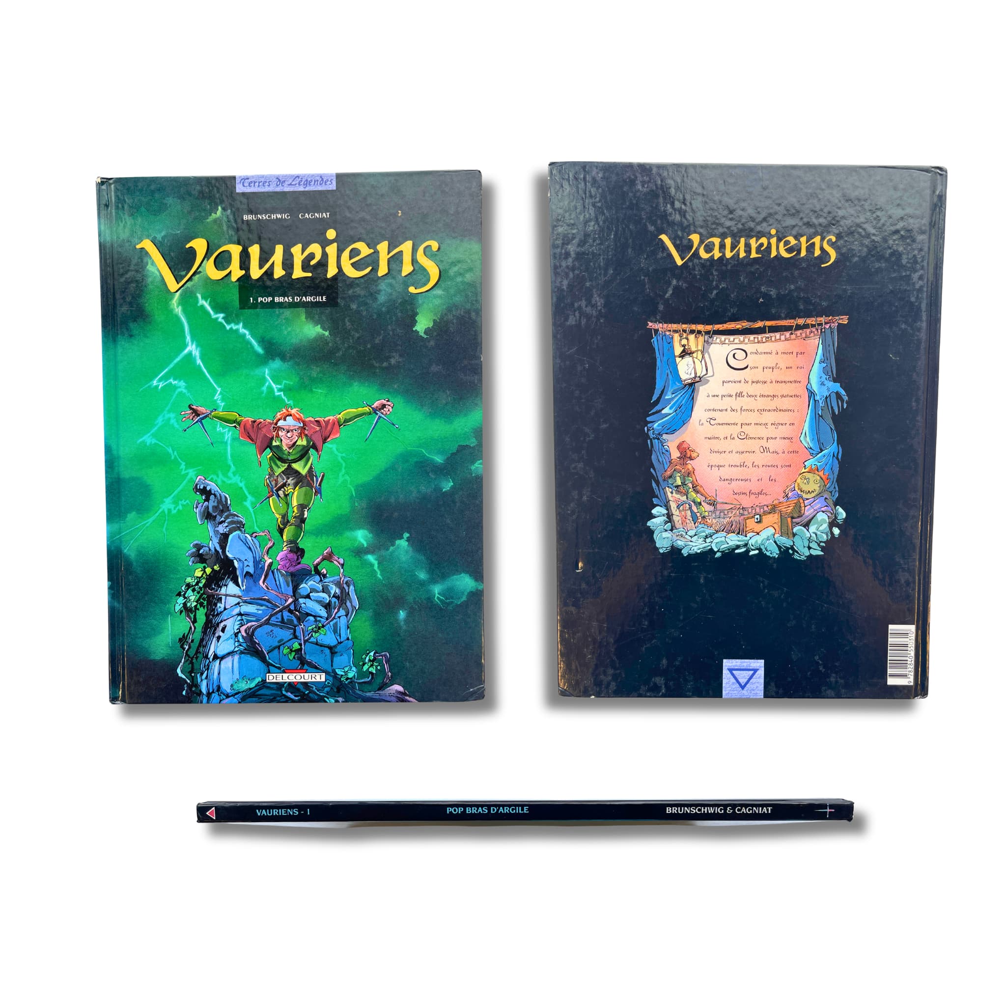 Coffret intégral Vauriens – T.1, T.2 et T.3 – Deux dédicaces signées par Cagniat avec 3 ex-libris tirages limités – EO 1995-1997-2002