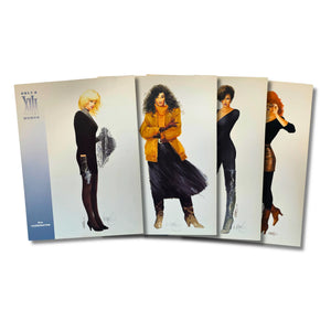 Quatre posters en sérigraphie signés par William Vance – XIII, Format : 30 × 42 cm