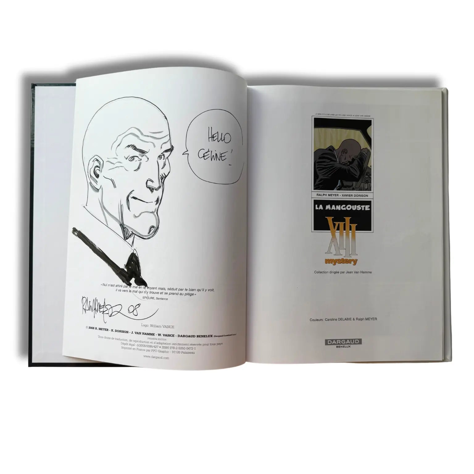 XIII Mystery – dédicacé par Ralph Meyer + ex-libris signé et numéroté EO 2008