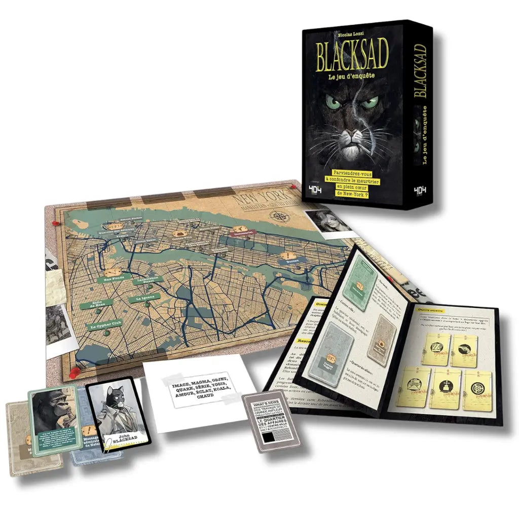 Blacksad - Le jeu d'enquête - 2 à 4 joueurs