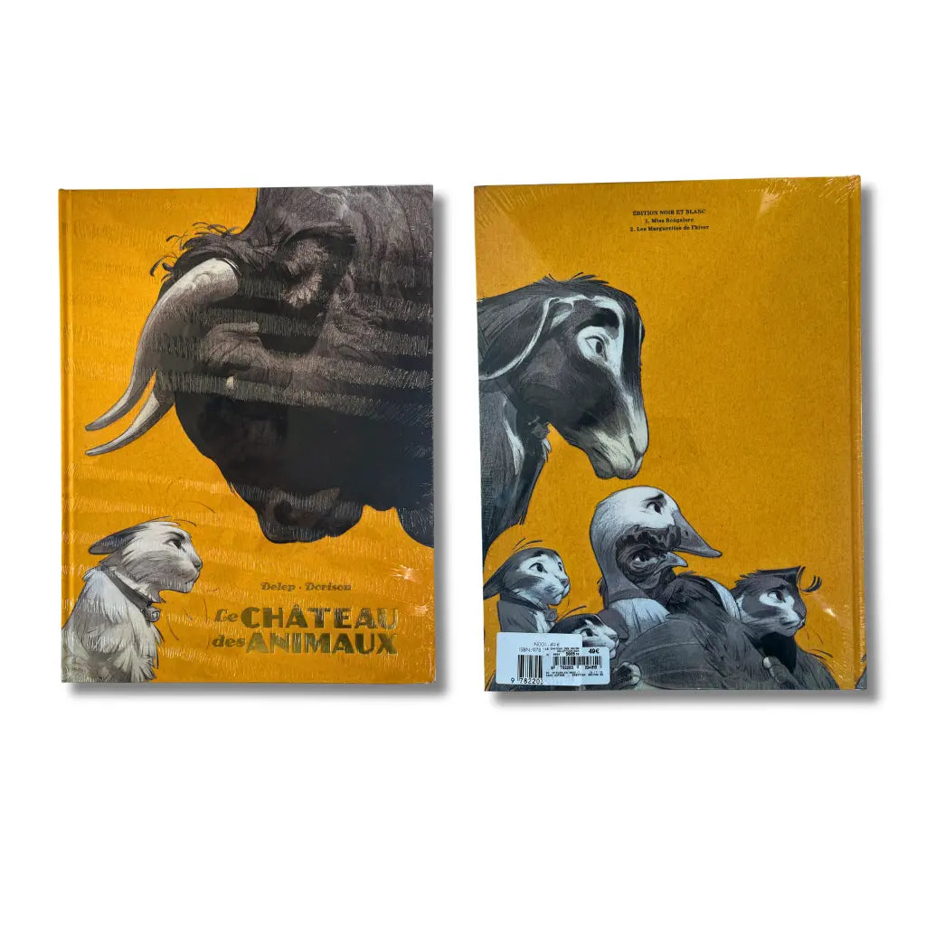 Le Château des Animaux - tirage de luxe – Tomes 1 à 4 – deux dédicaces signées par Delep, deux ex-libris, avec trois gazettes numérotées – EO 2019-2025