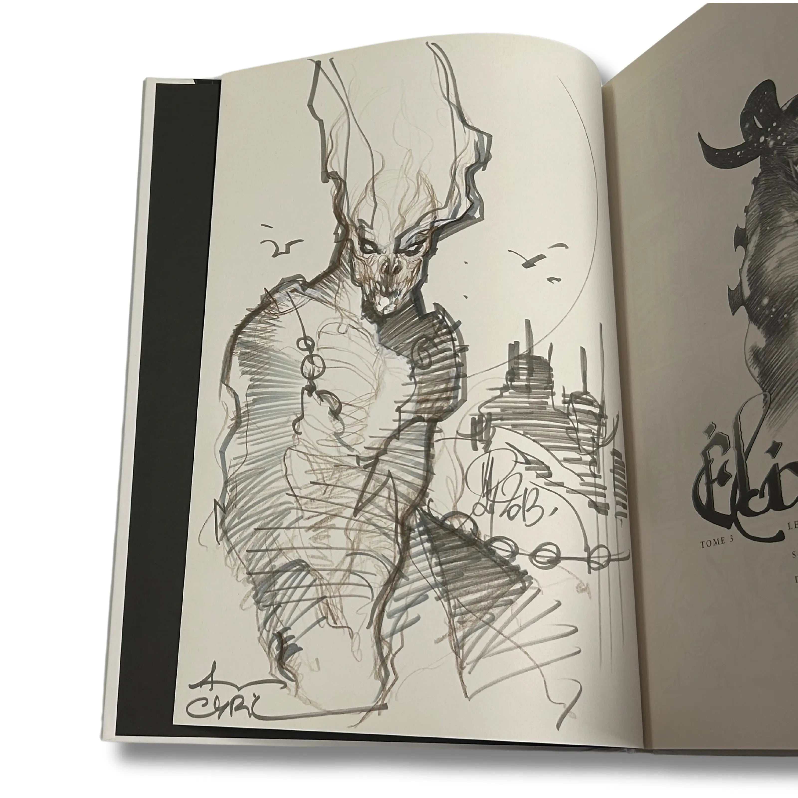 Elixirs, Tome 3 : Le Souffle du Néant - Dédicace de Varanda avec ex libris 90/300, 2013