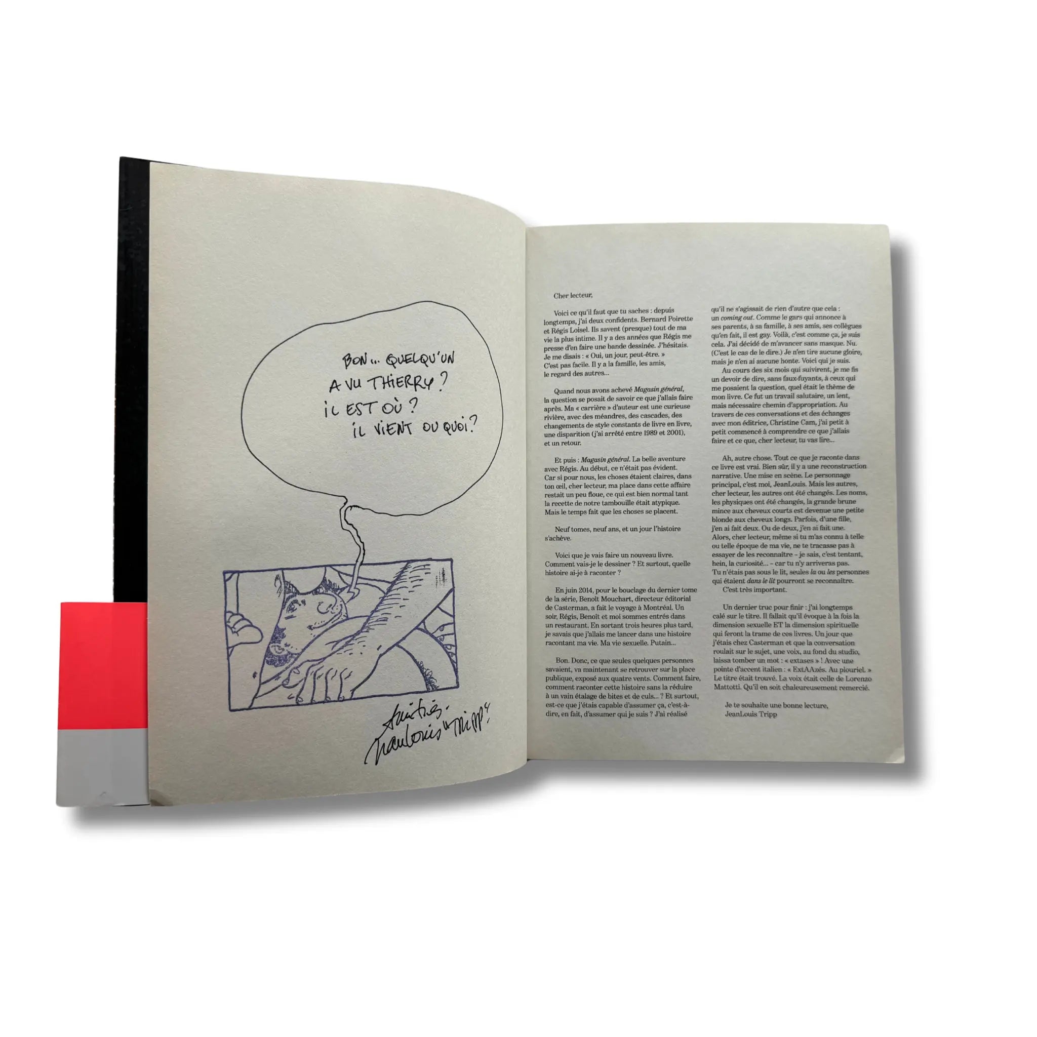 Extases - Dédicace de Tripp avec tampon - EO 2017