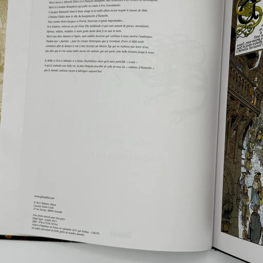 Bande dessinée Hamelin dédicace Houot