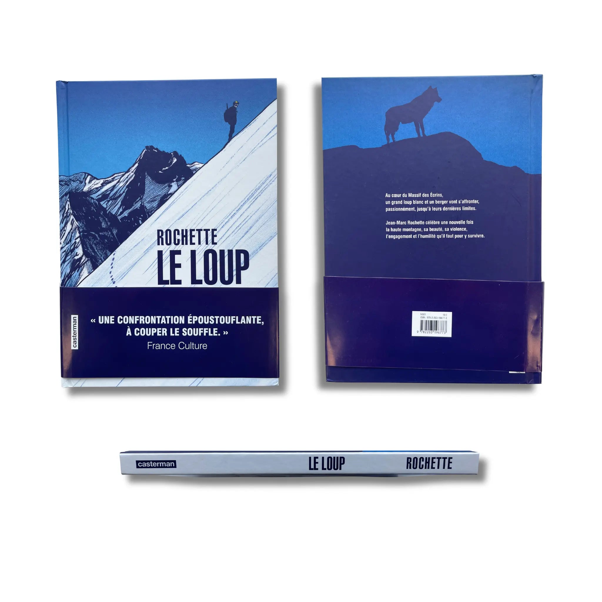 Le Loup - Dédicace de Rochette avec ex-libris en carton - EO 2019