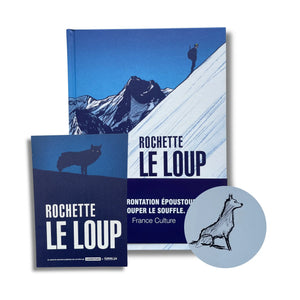 Le Loup - Dédicace de Rochette avec ex-libris en carton - EO 2019