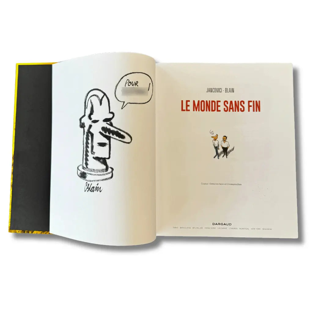 Le Monde Sans Fin - Dédicace de Christophe Blain, EO 2021