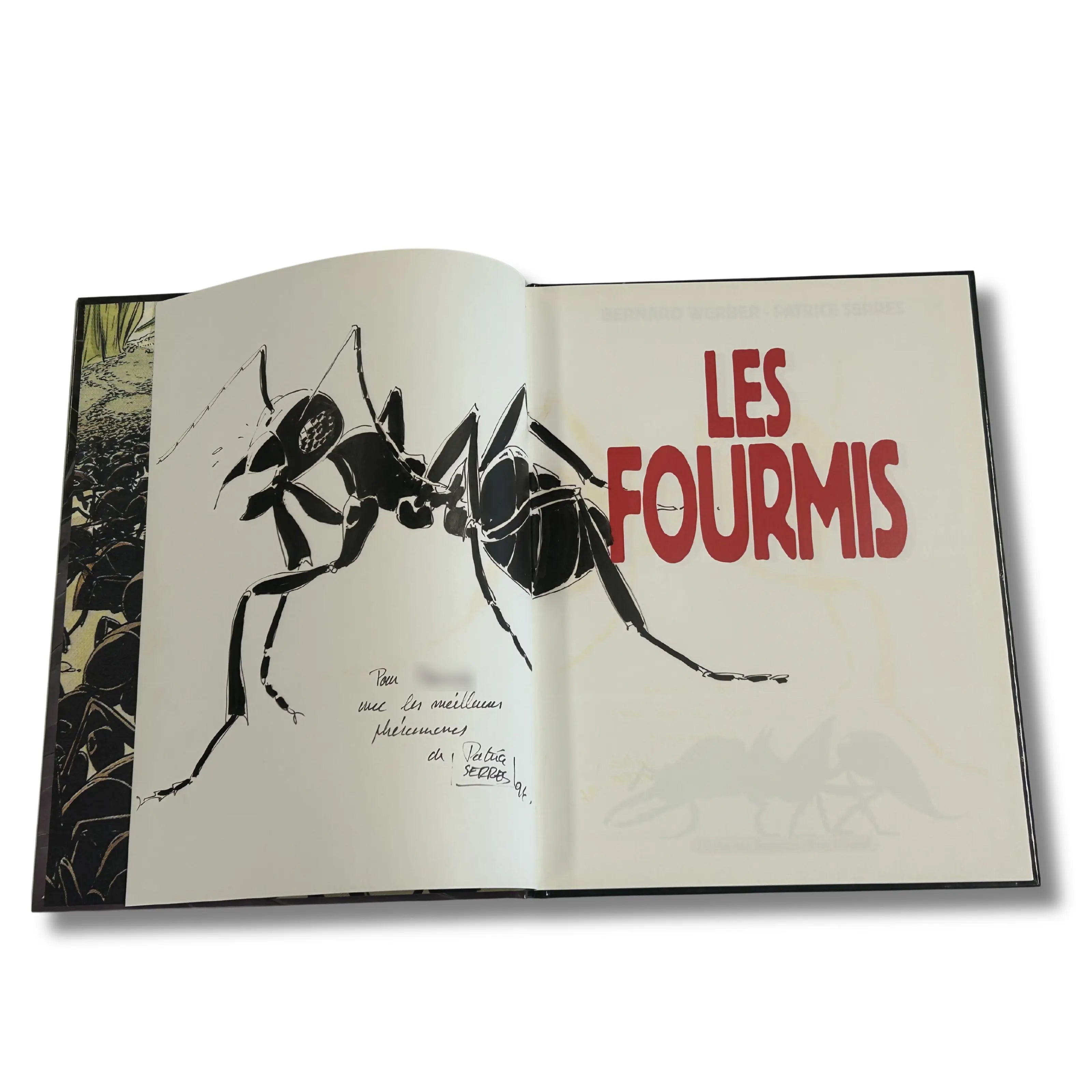 Les Fourmis - Dédicace de Patrice Serres, EO 1994