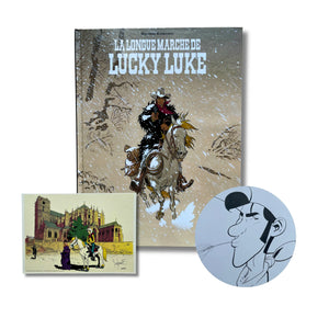 La Longue Marche de Lucky Luke - dédicace, ex-libris et tote bag - Bonhomme – EO 2026