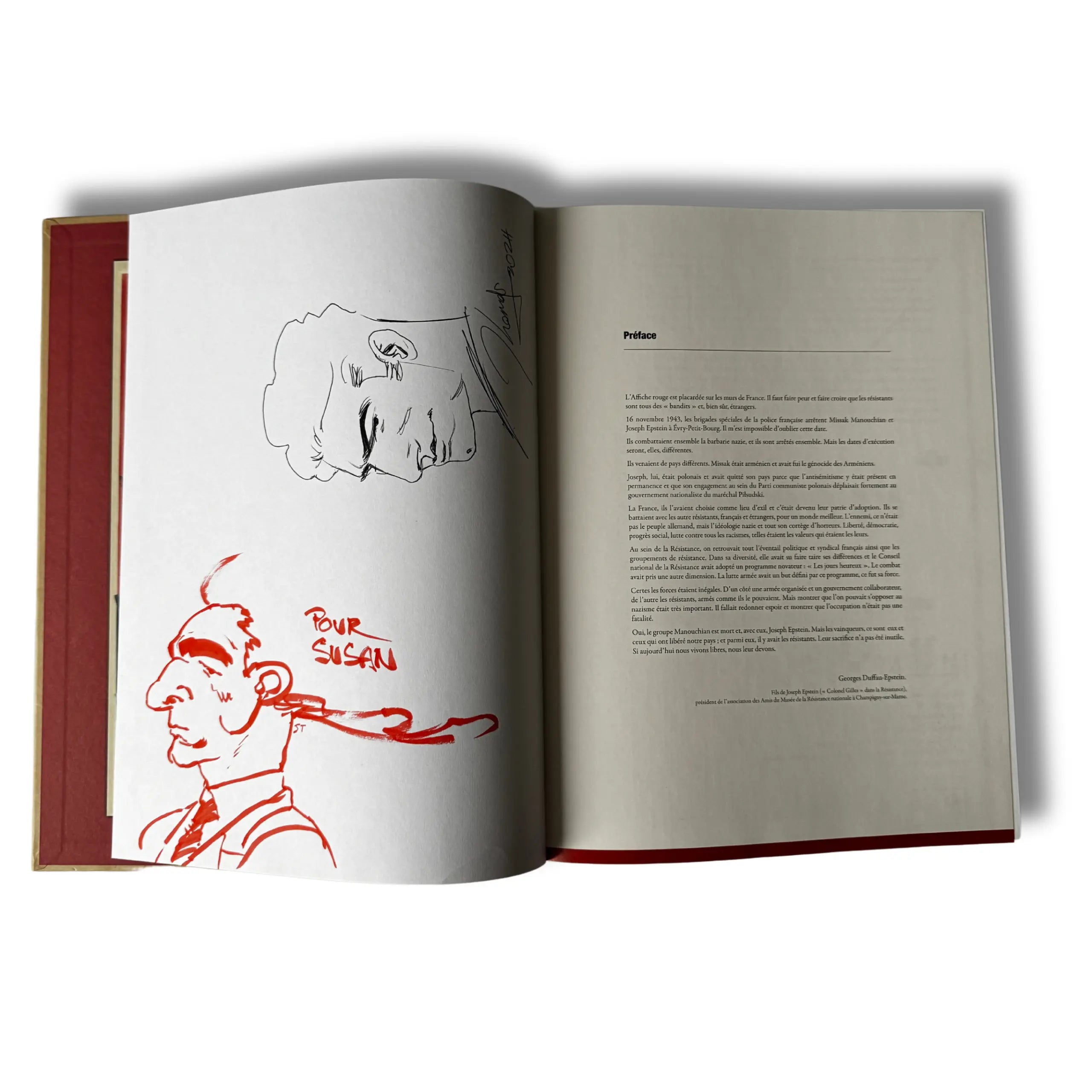 Missak, Mélinée et le groupe Manouchian, Dédicace de Ooshima & Tcherkézian, EO 2024