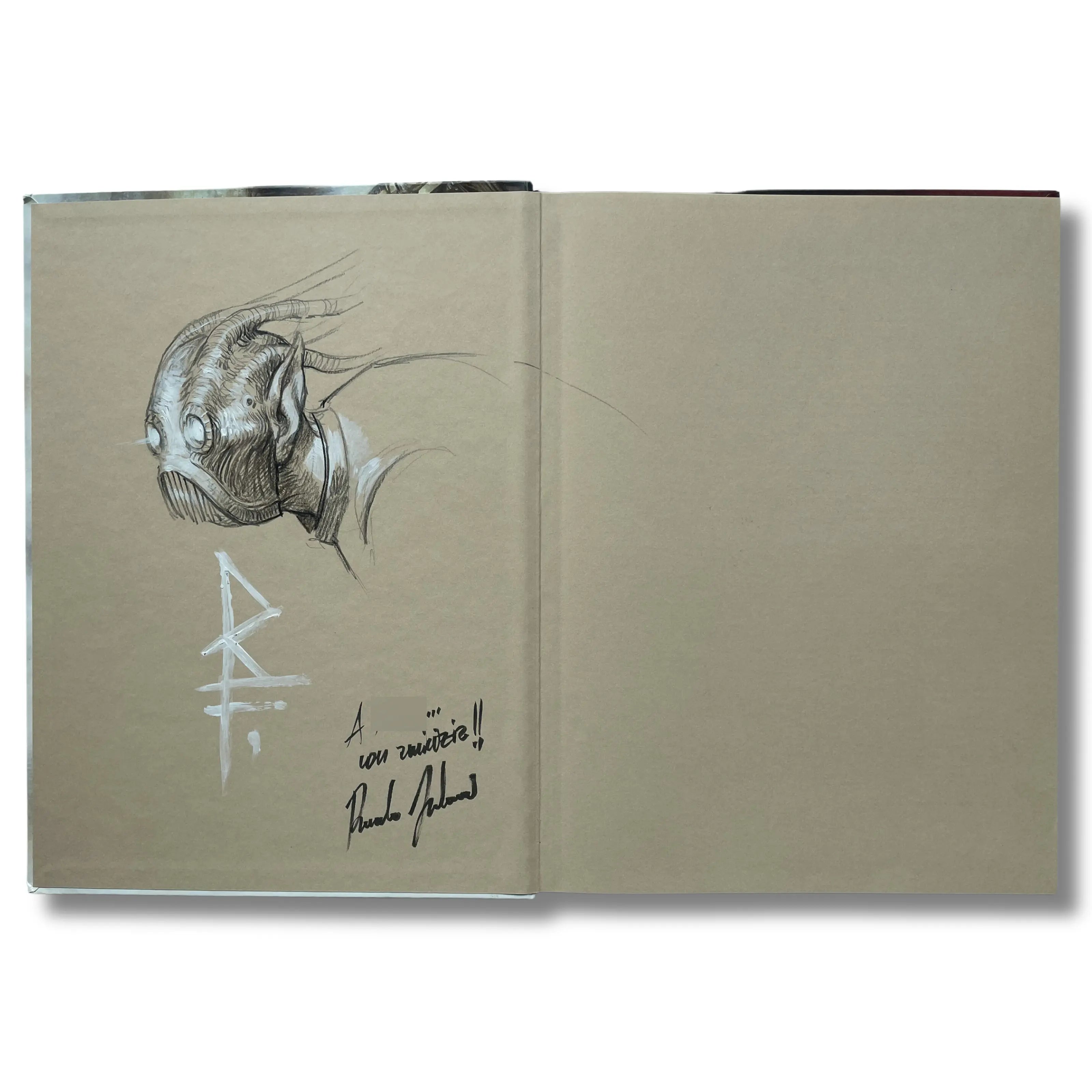 Saria, La Porte de l'Ange - Dédicace de Riccardo Federici, EO 2012