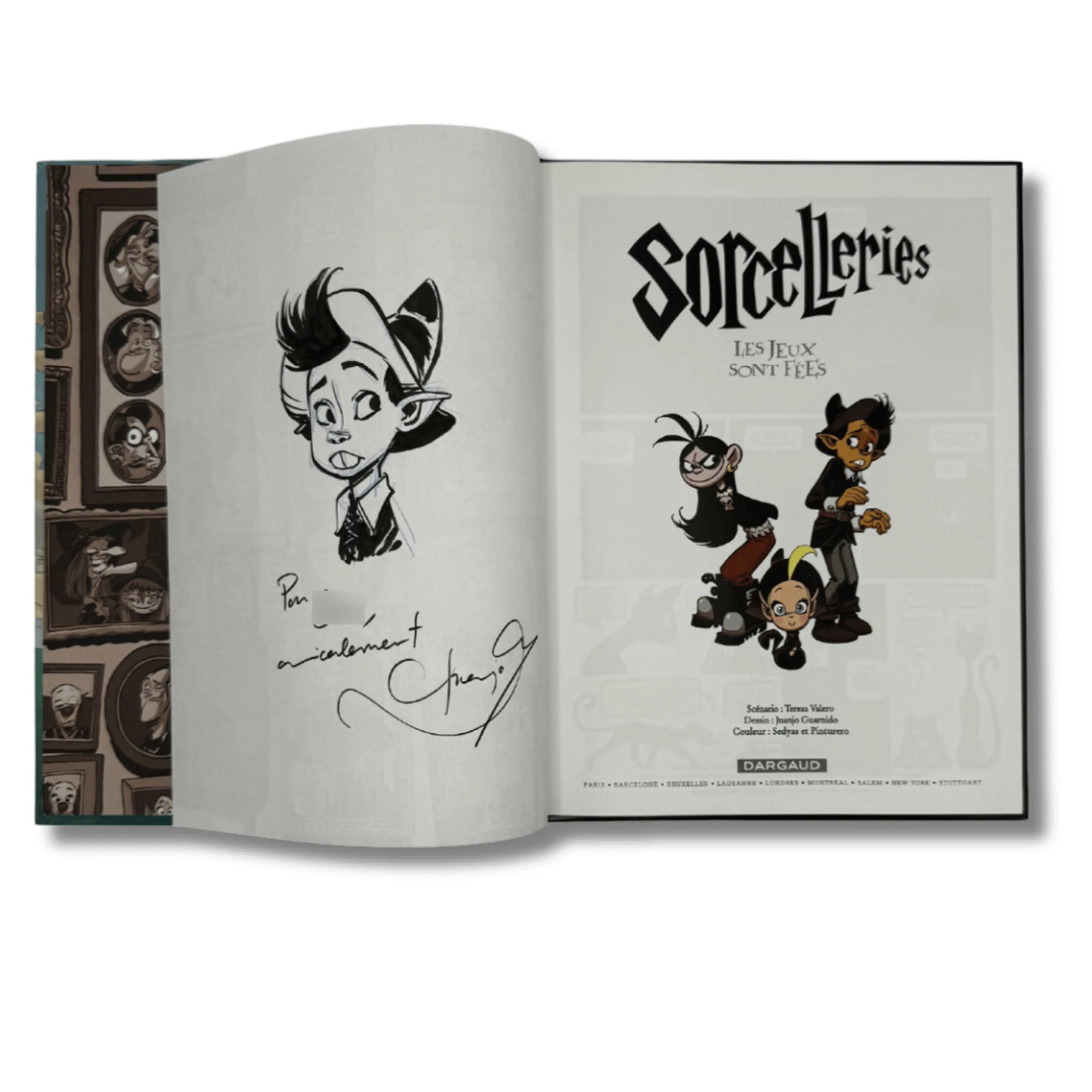 Sorcelleries, Les jeux sont fées - Dédicace de Juanjo Guarnido - EO 2012