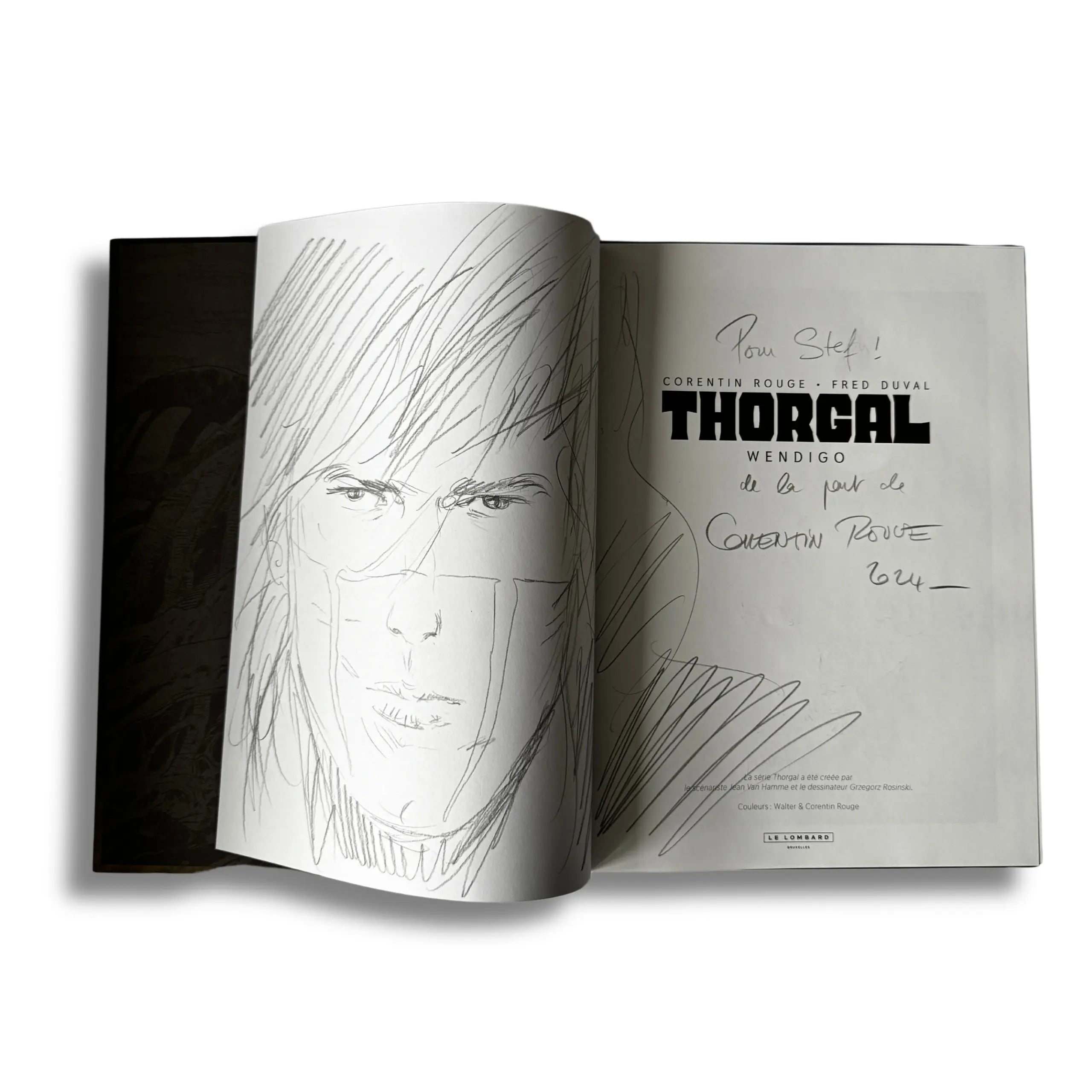 Thorgal - Wendigo, Dédicace de Fred Duval & Corentin Rouge, EO 2024