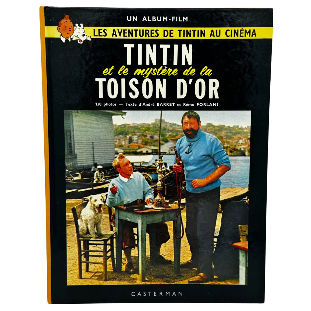 Tintin et le mystere de la toison d'or dédicacé jean pierre talbot, dédicace bd, heritage hub, bande dessinée ancienne