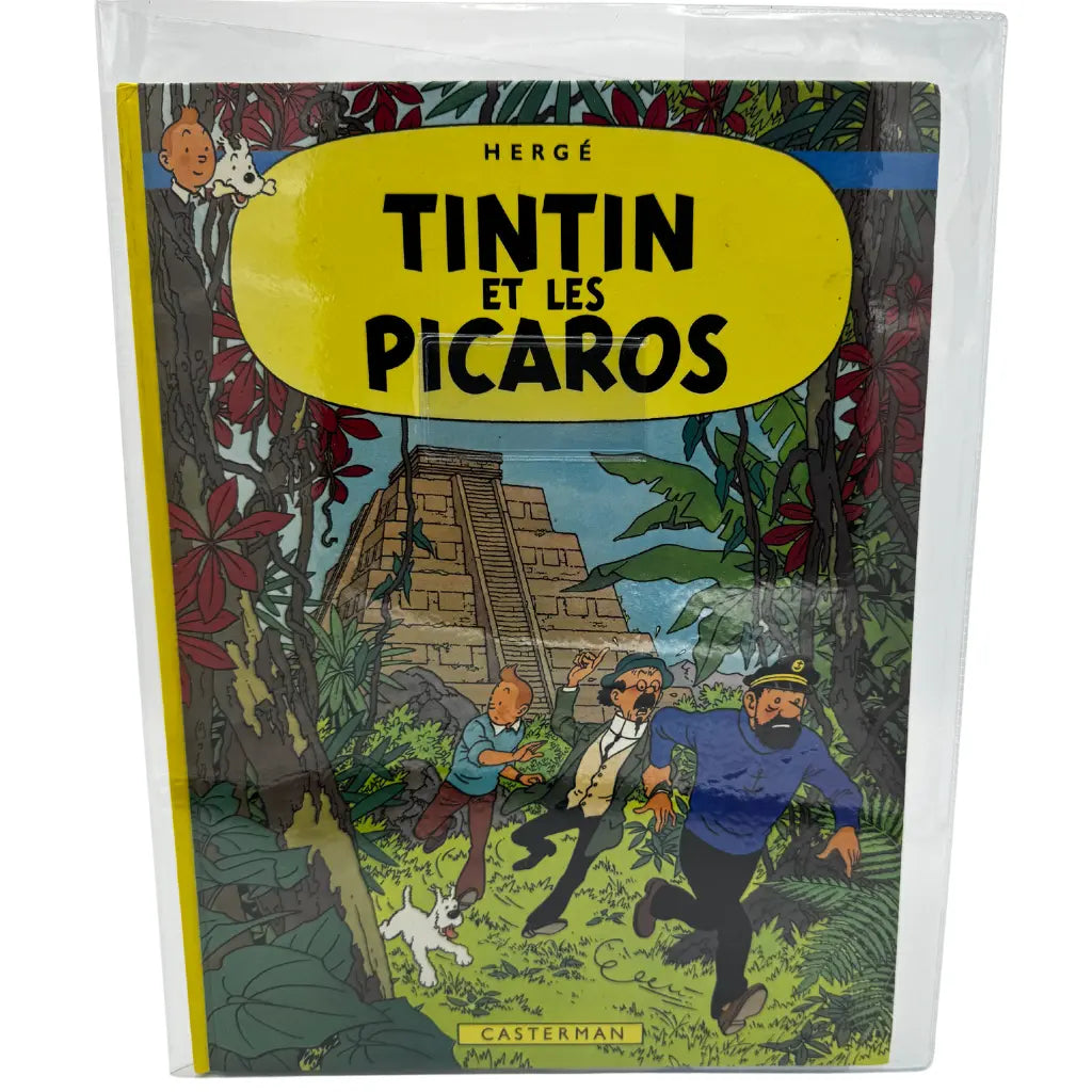 Bande dessinée dédicacée Tintin et les Picaros dédicace Hergé