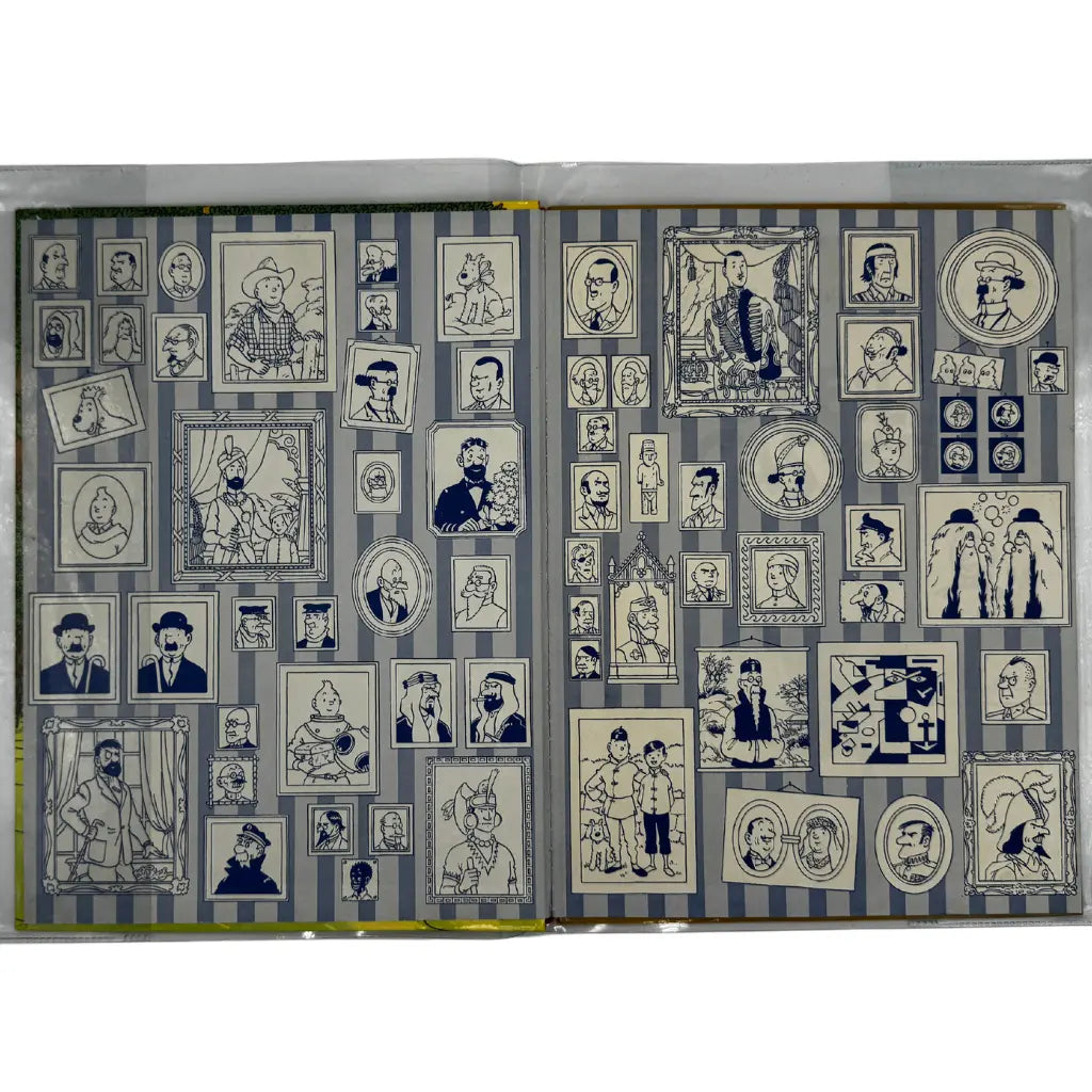 Bande dessinée Tintin l'oreille cassée dédicace Hergé