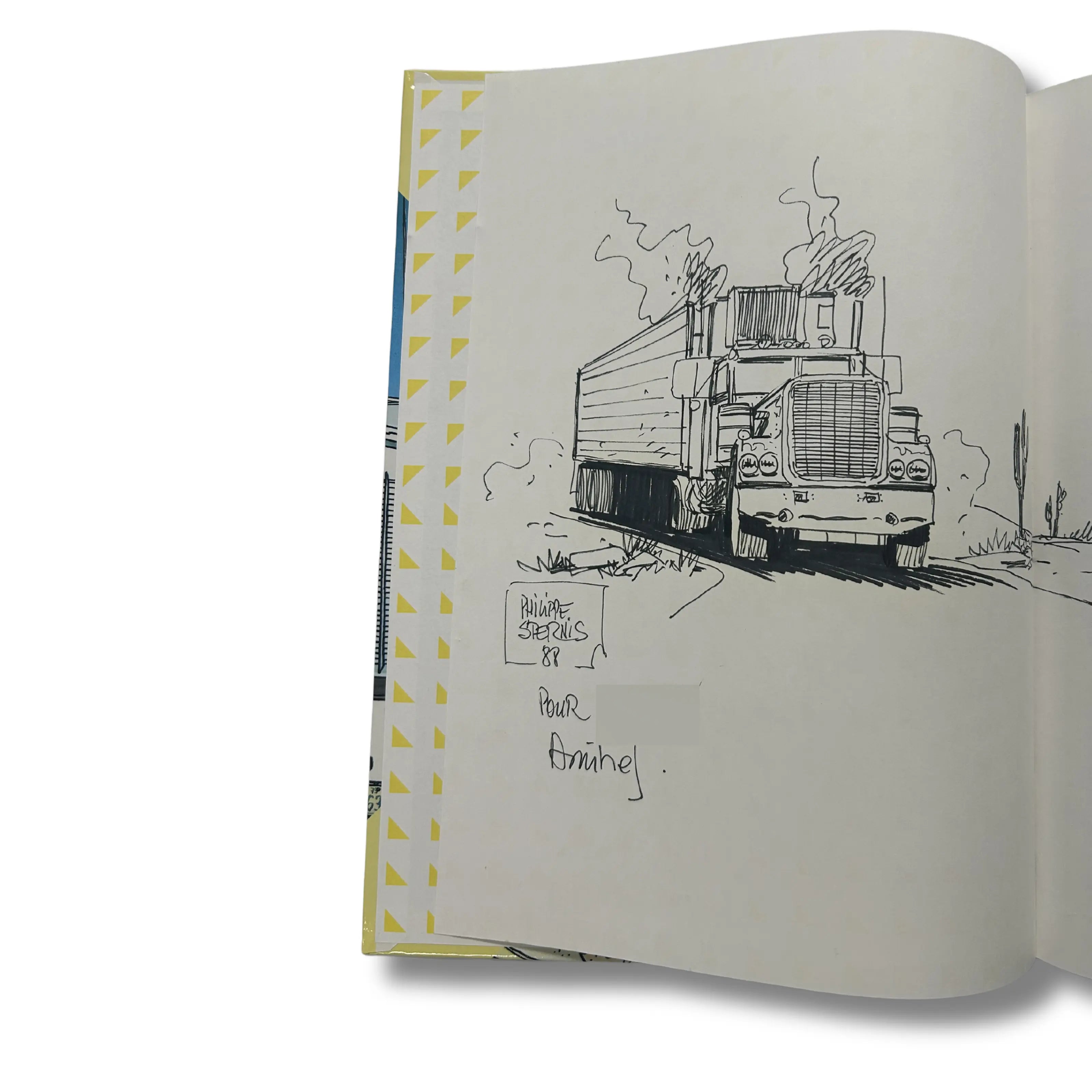 Trafic - Dédicace de Philippe Sternis - EO 1985