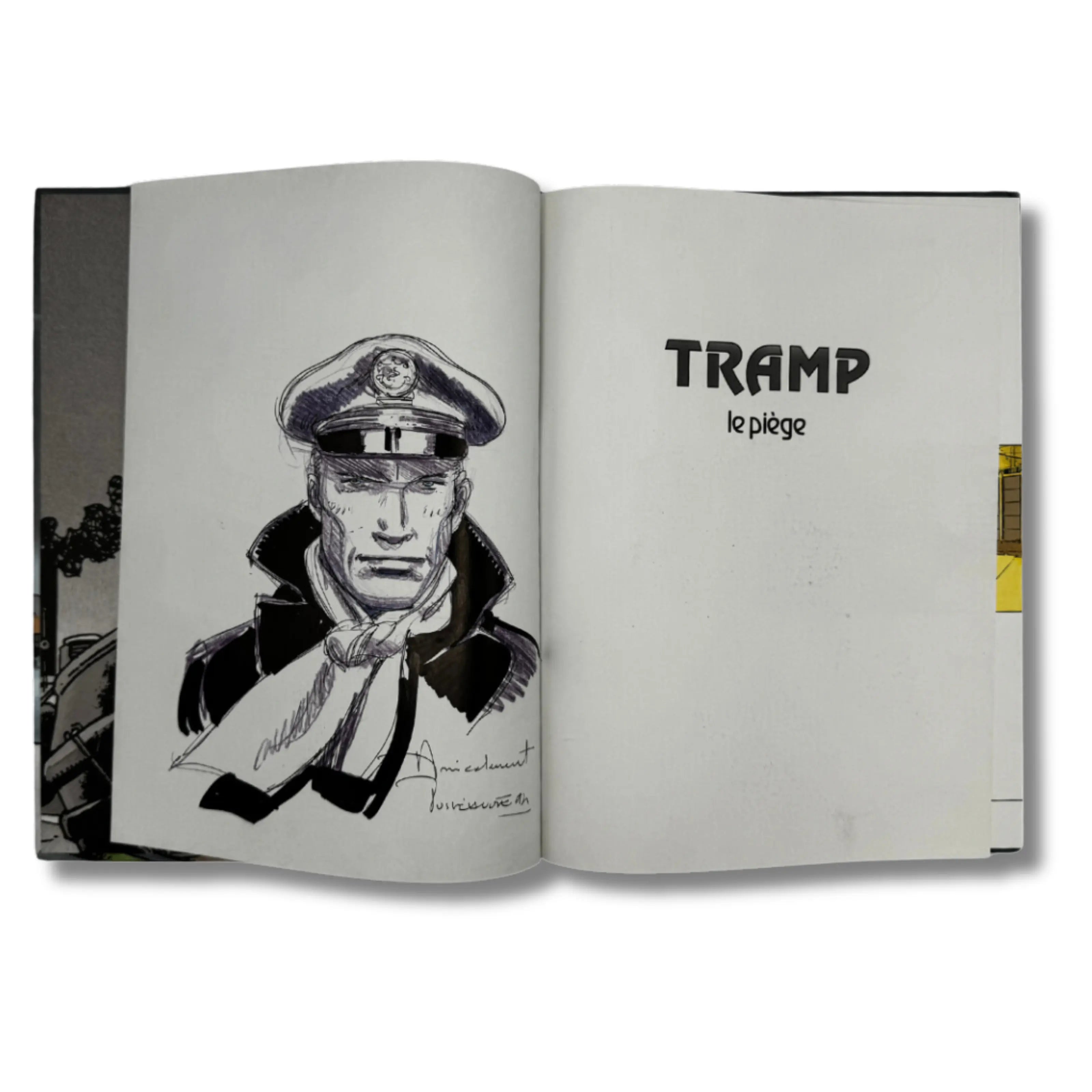 Tramp, N°1 : Le Piège - Dédicace de Kraehn et Jusseaume, 1993