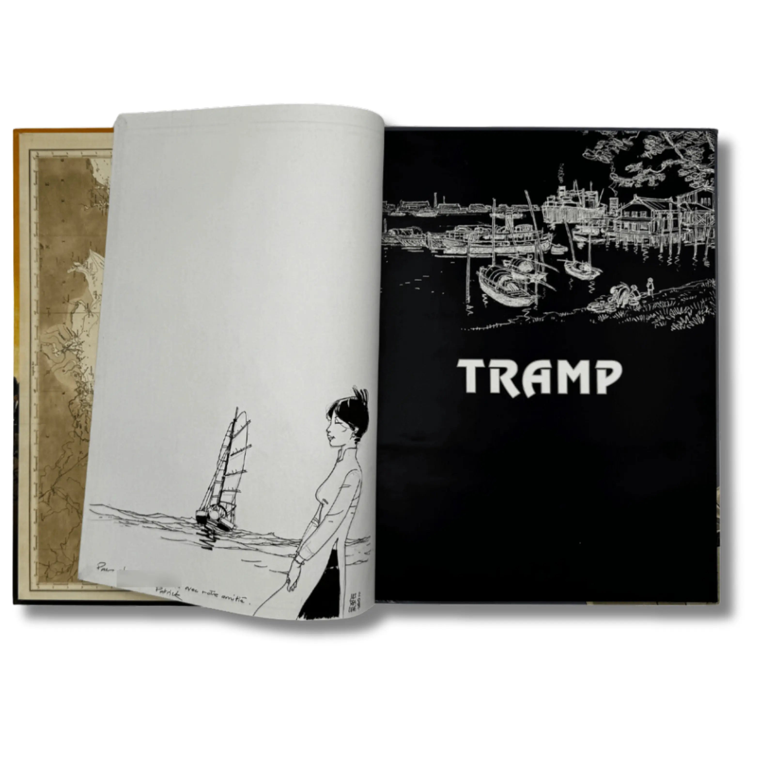 Tramp, N°8 : La Sale Guerre - Dédicace de Kraehn et Jusseaume, EO 2007