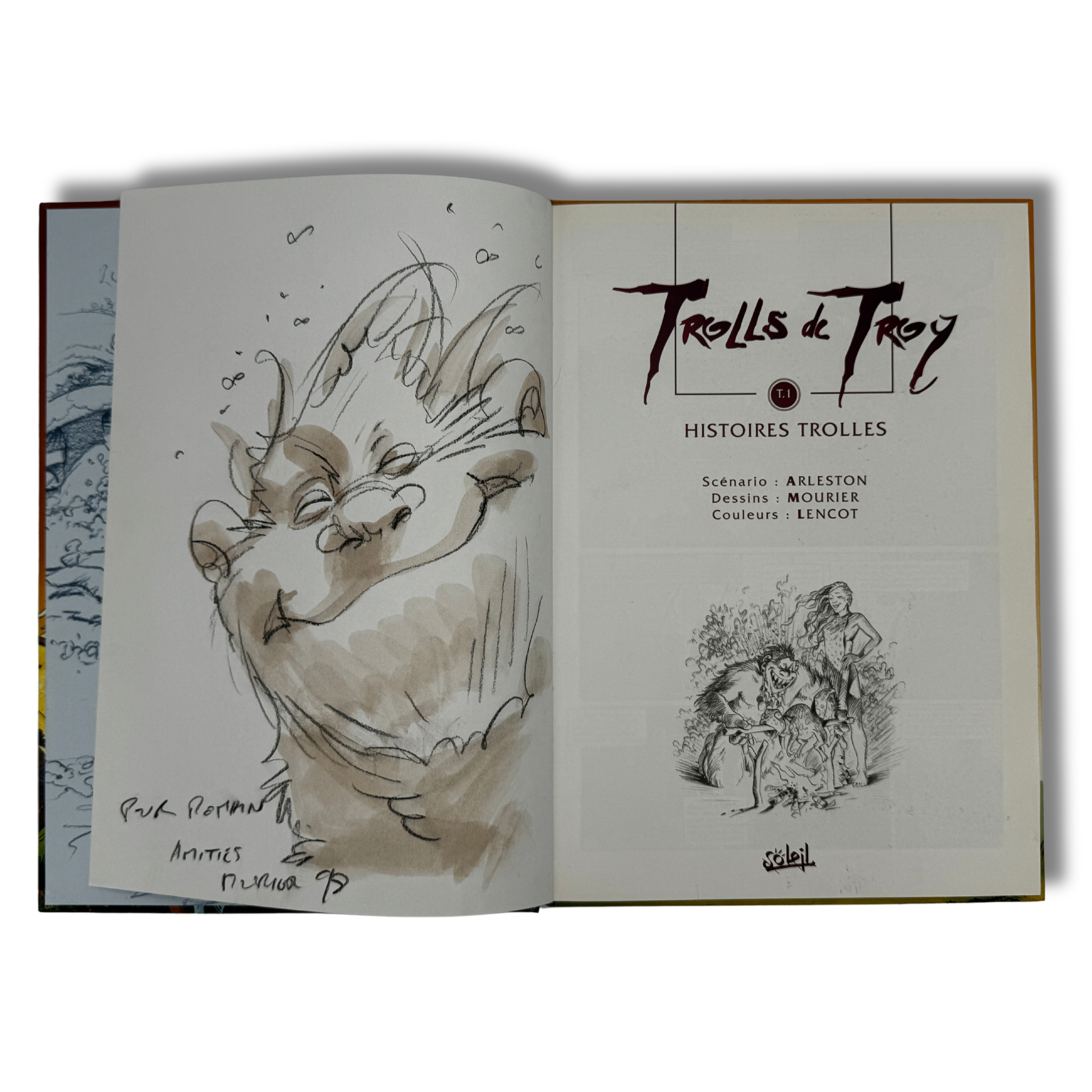 Trolls de Troy, Histoires Trolles Tome 1 & 2 - Dédicace de Mourier