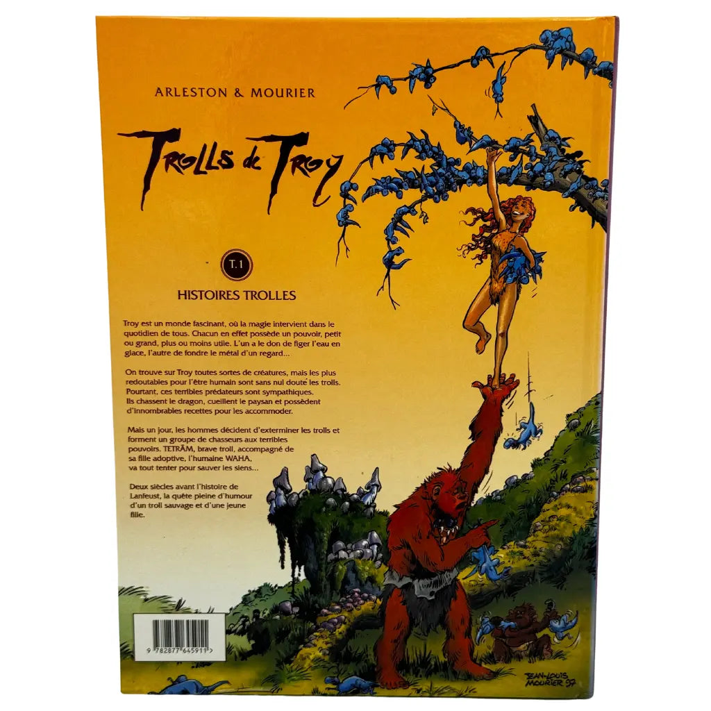 Bande dessinée collection Trolls de Troy Histoires trolles dédicacé